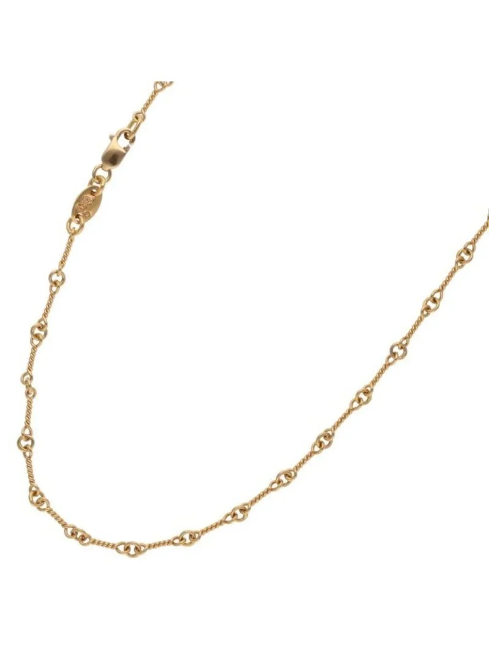 Chrome Hearts 22K Neckchain Twist Chain Gold Necklace